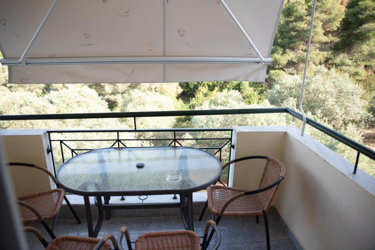 Nikos Apartments Ormos Panagias Bagian luar foto