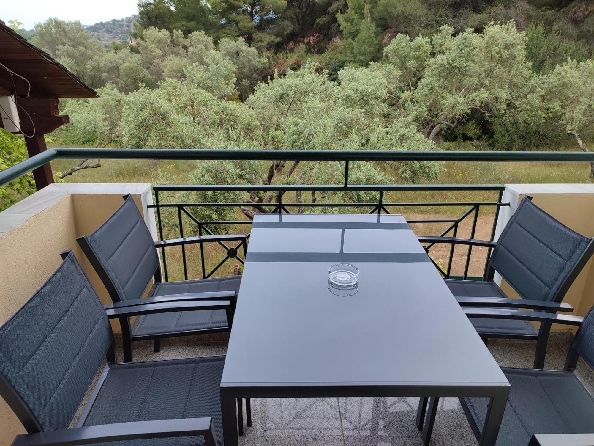 Nikos Apartments Ormos Panagias Bagian luar foto