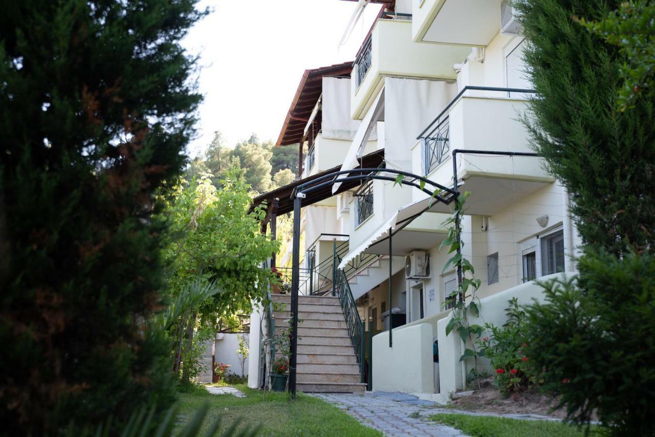 Nikos Apartments Ormos Panagias Bagian luar foto