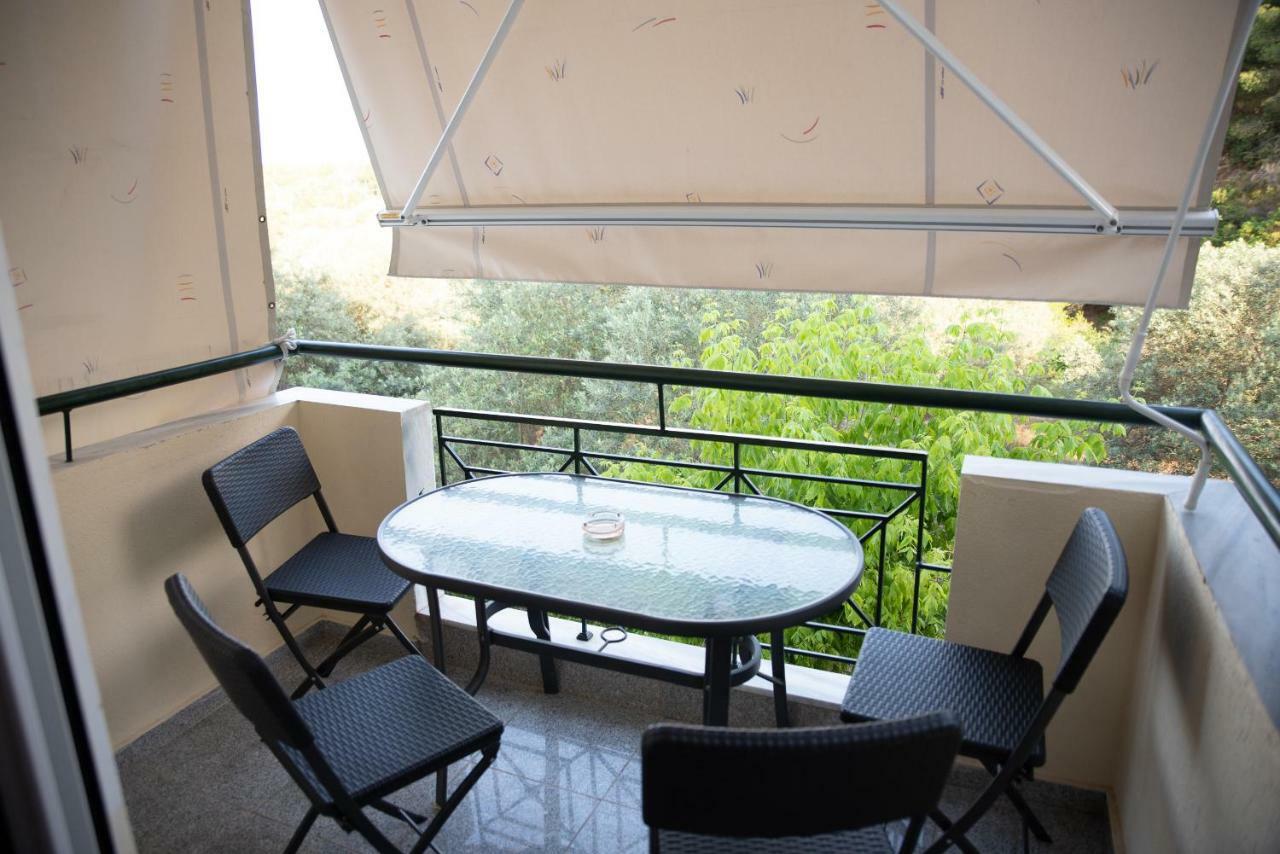 Nikos Apartments Ormos Panagias Bagian luar foto