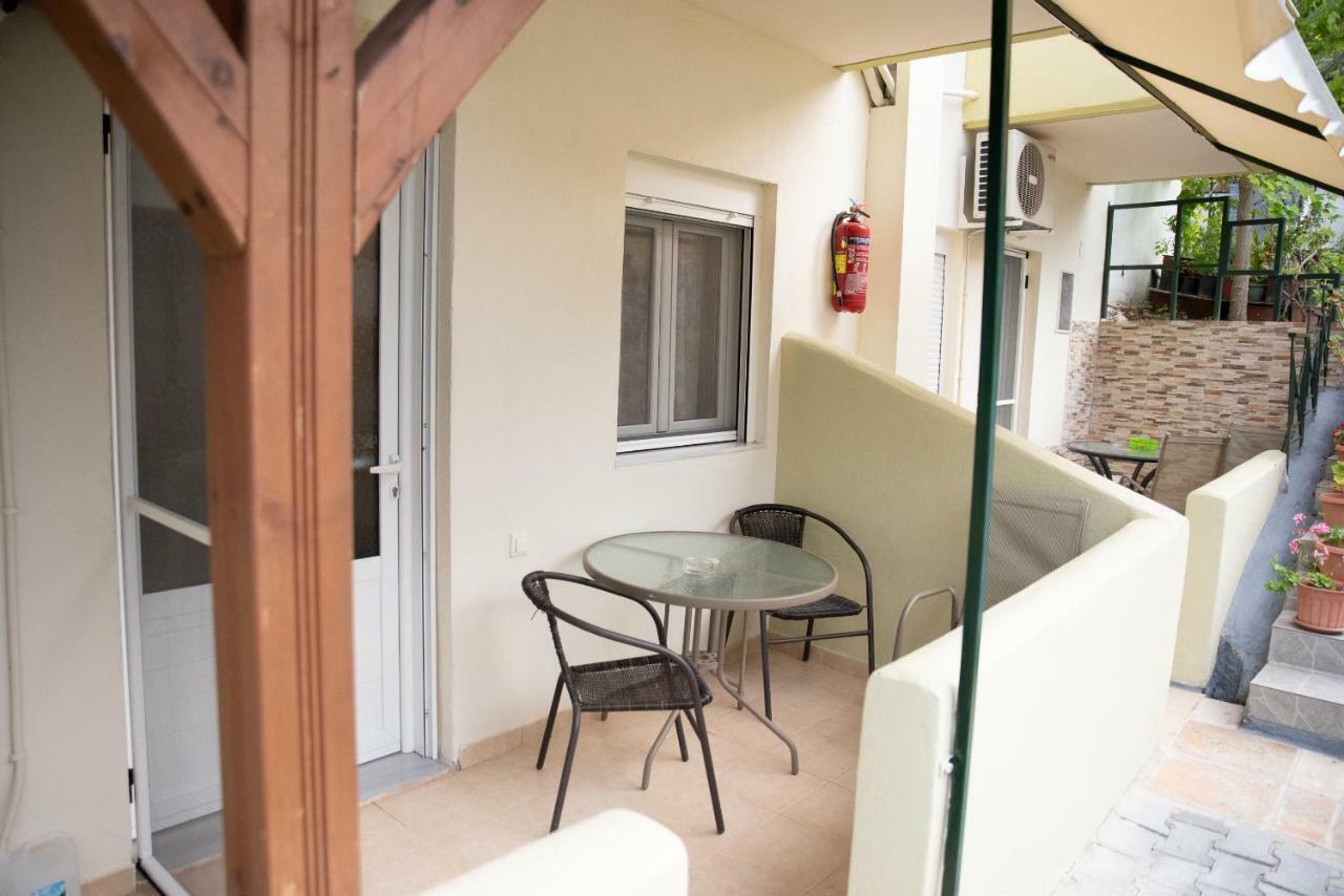 Nikos Apartments Ormos Panagias Bagian luar foto