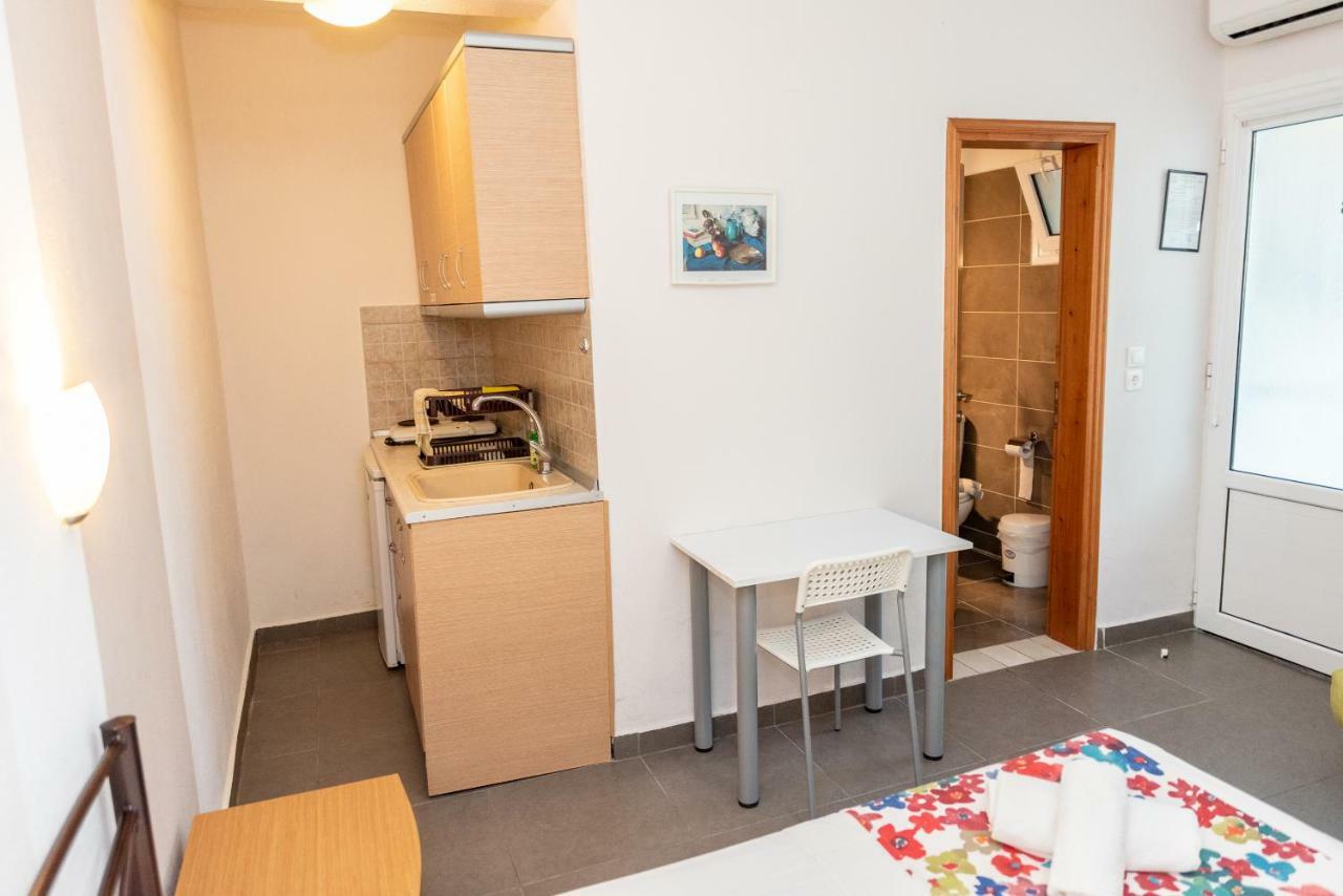 Nikos Apartments Ormos Panagias Bagian luar foto